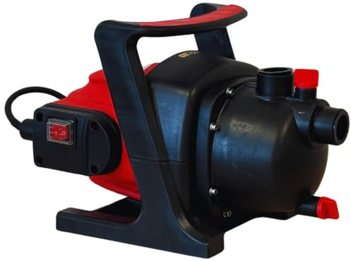 GLOBEX Pompa Autoadescante GX 1000 PA, 1.000W, Ideale per Giardinaggio, Agricoltura e Uso Domestico, Portata 3500 l/h, Precalenza 44 mt, Pompa per Irrigazione e Movimentazione di Acque