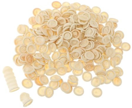 Qianly 780x Einweg Latex Fingerlinge Fingerhandschuhe Fingerüberzüge