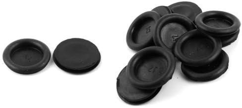 TA-VIGOR 14Pcs Rubber Blanking Grommet 32mm Cable Wire Gaskets Protector | Black Rubber Electrical Holes Wires Cables Protector for Cars, Boats, Pumps, Plumbing And Electrical Panels