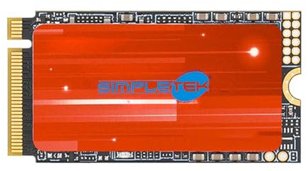 SIMPLETEK - SSD Interno M.2 NVME PCIe 4.0 2242 da 2TB (2000GB) 3D NAND | Ideale per PC Laptop Console portatili Compatibile con Mac