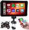 Motorcycle Carplay Screen, 6 Inch Touchscreen Wireless CarPlay & Android Auto Airplay Screen for Moto GPS Navigation for Motorbike Waterproof, Voice Control, Bluetooth, Voice Assistant, TF