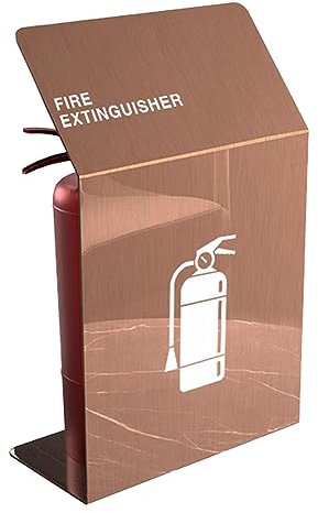 Piantana Porta Estintore Universale Armadio per estintore in acciaio inossidabile, custodia per estintore nella hall, cartello per estintore per uso commerciale/domestico, decorazione del di