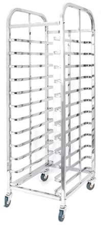 12/15-Tier Bun Pan Bakery Rack,Steel Racking Trolley Storage,Food Trays Racks Cooling Carts,for Full Half-Size Baking Pans,Home Commercial(12-Tier)