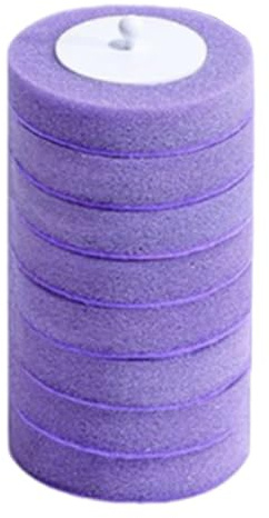 Toilet Brush Heads with Detergent Flushable Toilet Attachment Refill Head Set for Hygienic Bathroom Cleaning Easy Replace Brush Head