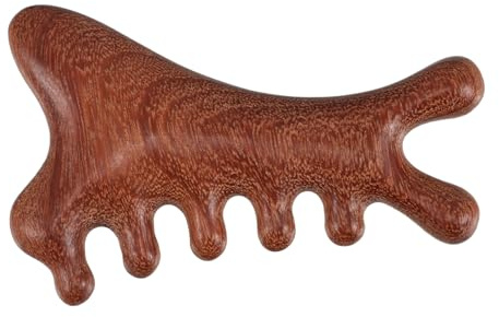 iplusmile Peine de Masaje Masajeador Multifuncional Cuero Cabelludo Portátil de Madera Función Gua Sha para Mujeres y Niños para Cabello y Relajación
