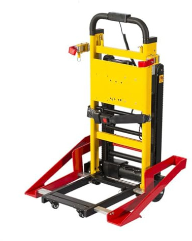 Elektrischer Treppensteiger Rollstuhl Faltbar Treppensteigrollstuhlwagen für Elektrorollstühle, Raupenliftaufsatz zum Auf- und Absteigen von Treppen, tragbar, zusammenklappbar, für den Heimg