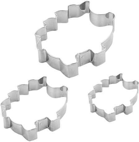 Ausstechformen – 3-teiliges Igel-Motiv-Ausstechformen-Set aus Edelstahl für Obst, Gemüse, Desserts, Küche, Backen, Party, Urlaub und Festival-Dekorationen