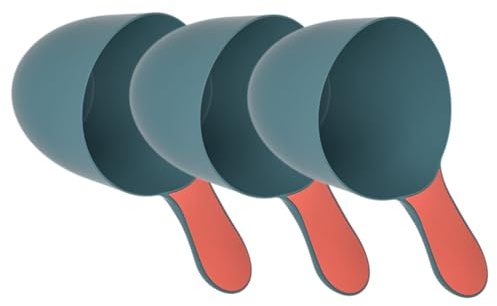 Alasum 3pièces Seau à Eau pour Bain Tasses Plastique pour Salle de Bain Cuillère à Eau