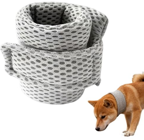 Hundkrage med skyddskon, bekvämt justerbart nät | för hundar och små raser | inomhus och utomhus resa sårskydd