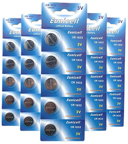 Lot de 50 piles CR1632 DL1632 LM1632 CR 1632 Lithium 3 V