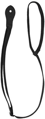 Levy's M19C Sangle de Guitare Mandolin Strap - 3/8 Cotton Leather Ends - Black