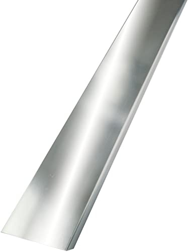 Fuchs Design Abschlussprofil für 8 cm starke Glasbausteine Edelstahl V2A glänzend - 1,25 m Länge