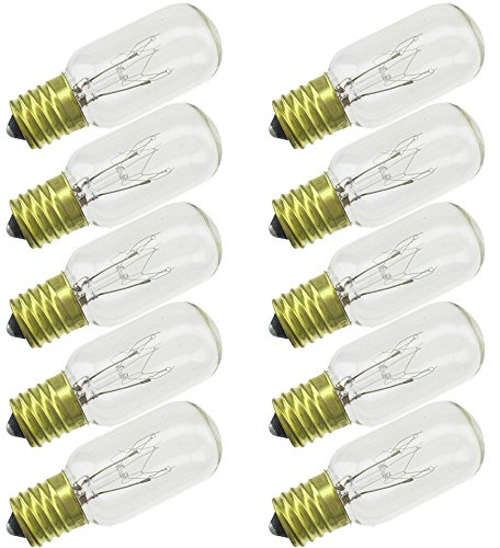 Industrial Performance 15T8N 120V, 15 Watt, T8, Intermediate Screw (E17) Base Tubular Light Bulb (10 Bulbs)