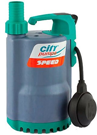 Bomba achique sumergible Speed70 - Altura máxima 10,5mts - Potencia 0,75CV - Caudal máximo 15000 l/h - Inmersión máxima 3 mts