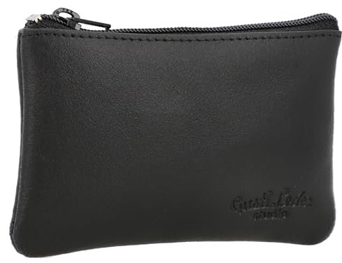 Gusti Schlüsseltasche Leder-Walden Schlüsseletui Schlüsselmäppchen Schlüsselhalter Schwarz Leder