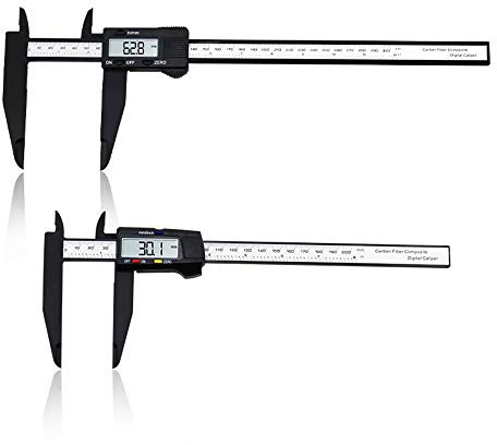 HUDEMR Pie de Rey 0-200 / 300mm Display Digital de Gran precisión Pie Grande Pie de Rey Digital Herramienta de medición Micrómetro calibrador Vernier (Color : Silver, Size : 0-200mm)