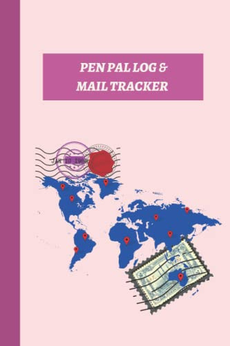 PENPAL LOG & MAIL TRACKER: Penpal Letters and Contact Information log book