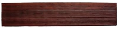PANEL DECORATIVO IMITACION MADERA POLIURETANO EFECTO 3 LAMAS (Nogal)