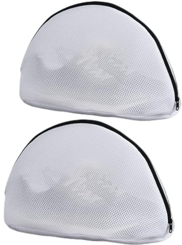Schuhe Waschbeutel, 2 Stück Wäschesäcke aus Netzstoff für Schuhe, Waschmaschinen-Tasche mit strapazierfähigem Reißverschluss für Wäsche und Reise-Organizer