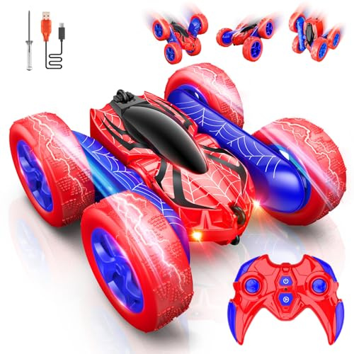 Dreamlandia Remote Control Cars, Toys for 3-12 Year Old Boys Girls Toys age 3-8, 360° 4WD Monster Truck RC Car, Kids Outdoor Garden Games, Gifts for 3-12 Year Old Boys Girls