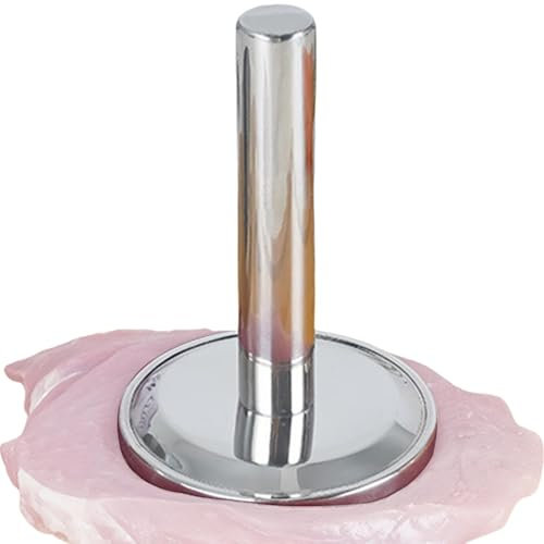 Martello da cucina per carne – Martello da pollo – Batticarne multifunzione ponderato, martello per carne in acciaio inox ispessito