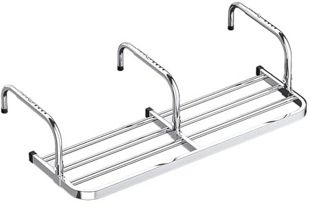 DLAZUM Tendedero de Acero Inoxidable para Ropa, tendedero telescópico Ajustable para barandillas de Balcones, tendedero para radiadores de alféizar de Ventanas para secar Calcetines en Interiores y