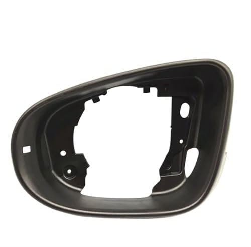 Auto Spiegelgehäuse Für VW Für Golf 6 MK6 Für GTI R20 Für Bora Für Touran Links & Rechts Rückansicht Gehäuse Rahmen Trim Auto Ersetzen Seite Spiegel Rahmen Halter Spiegelkappen Auto(Black-Left)
