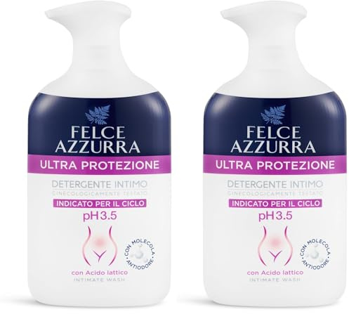Felce Azzurra - Detergente Intimo Ultra Protezione - pH 3.5 Indicato per il Ciclo - 250ml (Confezione da 2)