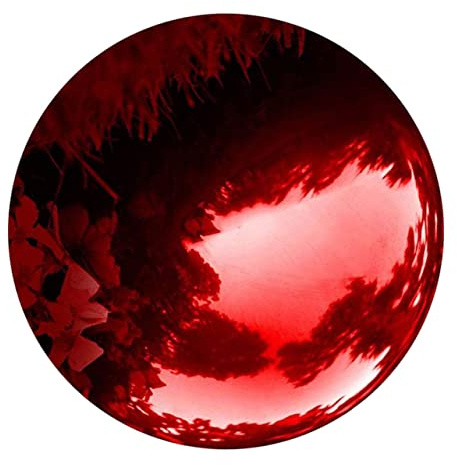Garneck Edelstahl Garten Spiegelkugel Polierte Reflektierende Dekokugel Für Garten Und Terrasse Metallische Gazing Ball Für Kreative Gartenakzente