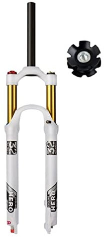 Mountainbikes Luftgabel 26/27, 5/29 Mountainbikes Federgabel Reise 100mm Rebound Einstellen 1-1/8 ''Gerade/Taps Gabel QR 9mm Manuelle/Remote Lockout