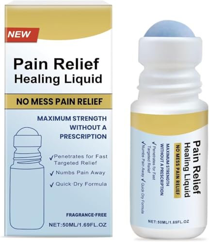 Líquido Reparador para Dolor Articular, Crema Analgésica, Gel Roll-on Analgésico, Para Artritis, Músculos y Articulaciones, para Todo Tipo de Piel