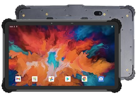 Breloom ST13-R2 Rugged Tablet with Barcode Scanner, 13.3 Android 12 IP65 Waterproof Tablet w/Honeywell N4680 Scan Engine, 1D/2D QR Inventory Scanner, 4G LTE/GPS/NFC (16GB+512GB, w/2D Barcode)