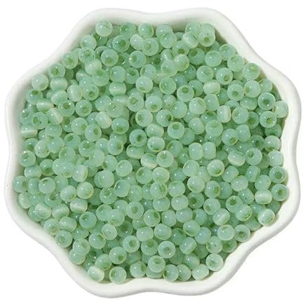 4.0mm Opal Cat Eye Charm Czech Glass Seed Beads for Jewelry Making DIY Bracelet Necklace Bag Clothes Sewing-12-4.0mm 150pcs