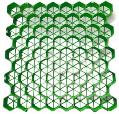 Grilles de stabilisation de Gravier, fondations de Dalles, pavés en béton, caillebotis for Gazon, for renforcement des sols, allées et patios(5cm-12 Pieces)