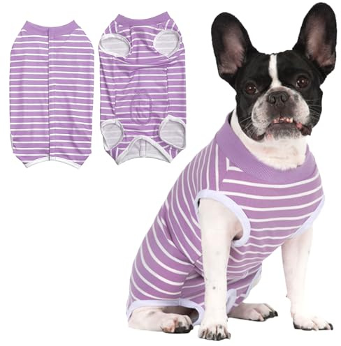 TYXHXTF Combinaison de Recuperation Chien, Body Chien Post Operatoire Femelle, Combinaison Chiens Body Medical Post Operatoire Male, BodyPour Chiens Après Stérilisation, Rose Taille XL