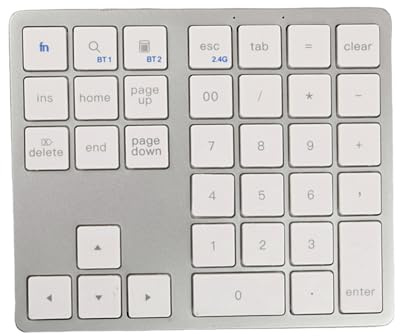 Tastiera wireless piccola-tastiera meccanica compatta a 35 tasti | tastiera da portatile, dispositivo di digitazione mini ergonomico | Connessione efficiente per PC Laptop Tablet Smartp