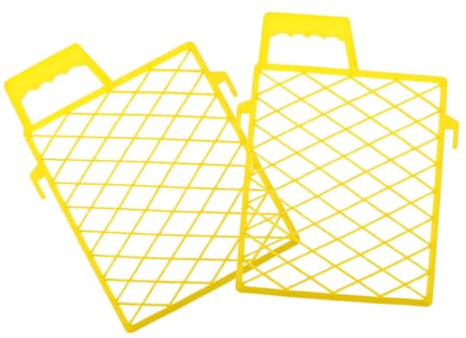 SHINEOFI 2 Piezas Rejilla Plástica para Bandeja de Pintura Separador Incorporado Pantalla Reemplazable Accesorio Multifuncional para Proyectos de Pintura Interiores y Exteriores