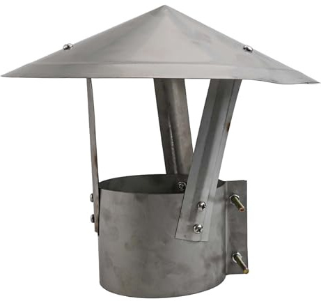 304 Edelstahlkappe, Kamin, Regenhut, Outdoor, Schornstein, robuste Konstruktion, vielseitig einsetzbar, winddichtes Design