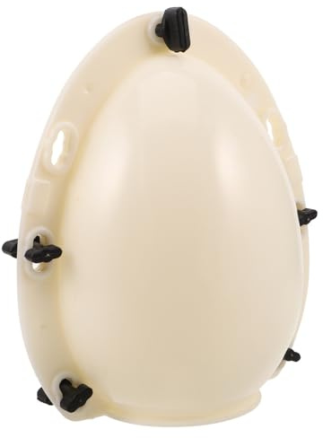 Hemobllo Moule à Œufs en Plastique 20 CM Moule à Œuf Géant Doré pour Chocolat à Casser Pâtisserie Création Gourmande et Activités Ludiques de Pâques
