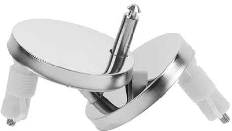 NOLITOY Set 2 Pezzi Bulloni e Viti per Sedile Wc, Kit di Fissaggi e Raccordi di Collegamento per Copriwater, Ricambi Compatibili per la Maggior Parte dei Sanitari Bagno