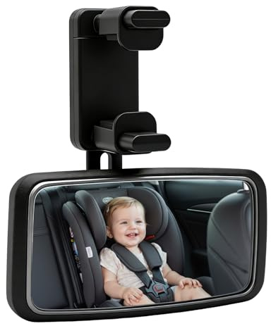 Rücksitzspiegel für Babys, 360° Drehbar Spiegel Auto Baby Rückbank
