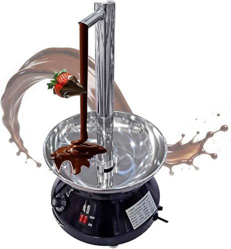 Macchina della fontana del cioccolato con controllo della temperatura regolabile per eventi e feste