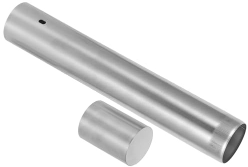 SHINEOFI Stainless Steel Certificate Tube Container Fireproof Document Protection and Portable Storage Design for Birth Certificates and Important Papers, Roll File Holder for Office and