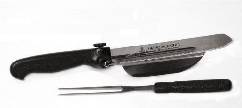 Das Magische Messer Set avec couteau et fourche de maintien Véritable couteau de Solingen - Fabriqué en Allemagne - Couteau professionnel en acier au molybdène