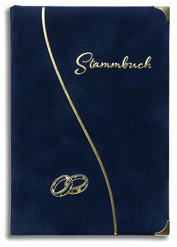 Stammbuch Klemmschiene Hochzeit Blau Anneaux Stammbuch der Familie incl. Einleger