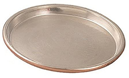 Vigor Blinky 94080–30 rund bakplåt i förtennad koppar, 3 cm kant, 30 cm i diameter