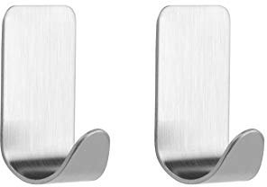 Tiger Haken Selbstklebehaken Palma | 2 Stück | silber matt