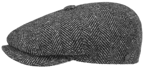 LIERYS Hatteras Schirmmütze Fischgrat Made in Italy Herren Sommer Winter