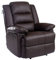 More4Homes LOXLEY BONDED LEATHER RECLINER ARMCHAIR SOFA HOME LOUNGE CHAIR RECLINING GAMING (Brown)
