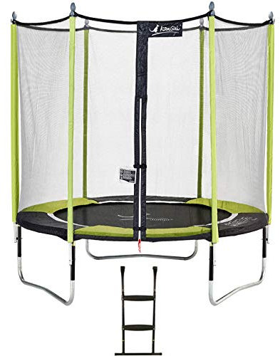 kangui – Gartentrampolin 244 cm + Sicherheitsnetz + Leiter Jumpi Pop 250